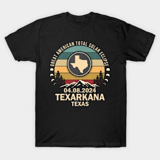 Texarkana Texas Total Solar Eclipse 2024 T-Shirt